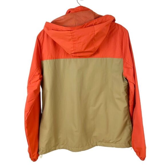 PENFIELD Colorblock Orange Tan Windbreaker Hooded Jacket Size M - Picture 3 of 9